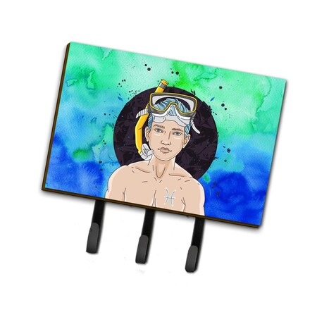 Carolines Treasures Pisces Zodiac Sign Leash or Key Holder BB7316TH68